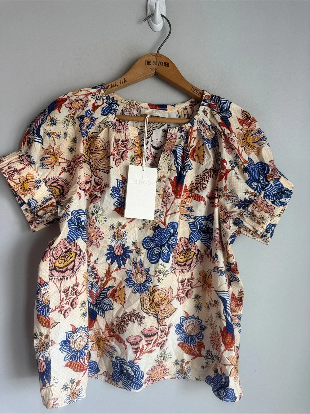 NEW Ulla Johnson Naomi Top in  Magnolia 6